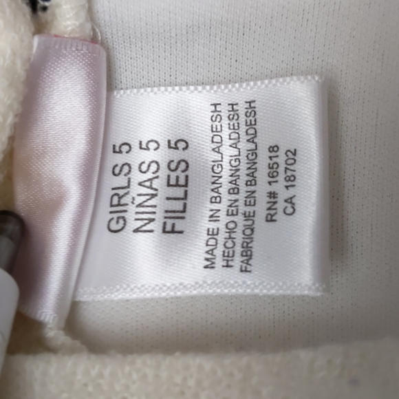 Youngland Girl's Size 5 Dress Christmas Holiday Party Black Off White/ C… - Picture 4 of 14